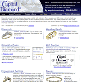 Tablet Screenshot of capitaldiamond.com